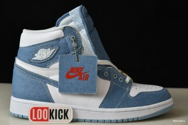 Rep TBK DM9036-104 Air High Denim Jordan 1 OG WMNS 0703